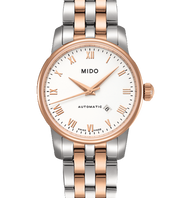 Shop Authentic Mido Baroncelli Automatic White Dial Two Tone Steel Strap Watch For Women - M8600.9.N6.1 - Luxxuri