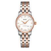  Shop Authentic Mido Baroncelli III Automatic White Dial Two Tone Steel Strap Watch For Women - M7600.9.N6.1 - Luxxuri