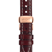  Shop Authentic Mido Baroncelli III Automatic Silver Dial Brown Leather Strap Watch For Women - M7600.2.21.8 - Luxxuri