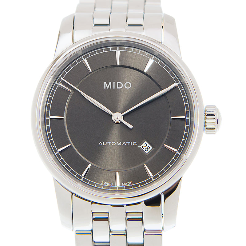 Shop Authentic Mido Baroncelli III Automatic Grey Dial Silver Steel Strap Watch For Women - M7600.4.13.1 - Luxxuri