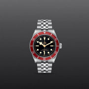 Tudor Black Bay Black Dial Silver Steel Strap Watch for Men - M7941A1A0RU-0003