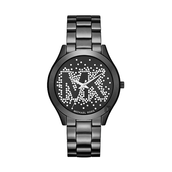  Shop Authentic Michael Kors Slim Runway Black Dial Black Steel Strap Watch for Women - MK3589 - Luxxuri