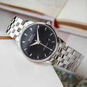  Shop Authentic Mido Baroncelli Ii Automatic Black Dial Silver Steel Strap Watch For Men - M8600.4.18.1 - Luxxuri