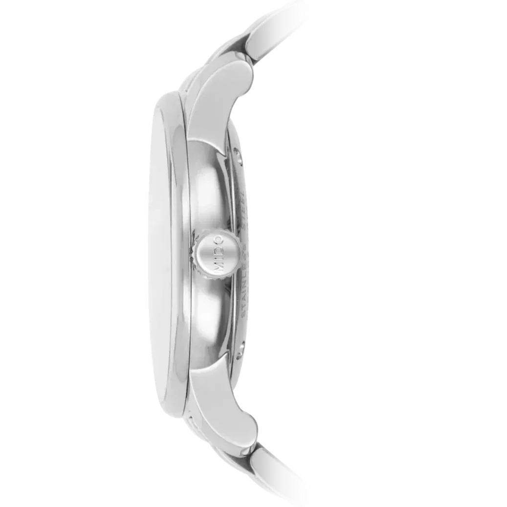  Shop Authentic Mido Baroncelli Ii Automatic Black Dial Silver Steel Strap Watch For Men - M8600.4.18.1 - Luxxuri