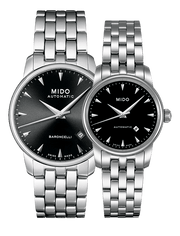  Shop Authentic Mido Baroncelli Ii Automatic Black Dial Silver Steel Strap Watch For Men - M8600.4.18.1 - Luxxuri