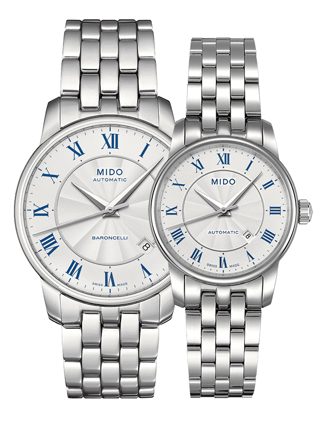  Shop Authentic Mido Baroncelli III Automatic Silver Dial Silver Steel Strap Watch For Men - M8600.4.21.1 - Luxxuri