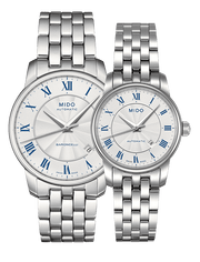  Shop Authentic Mido Baroncelli III Automatic Silver Dial Silver Steel Strap Watch For Men - M8600.4.21.1 - Luxxuri