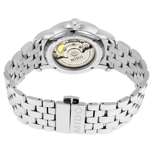  Shop Authentic Mido Baroncelli II Automatic White Dial Silver Steel Strap Watch For Men - M8600.4.26.1 - Luxxuri