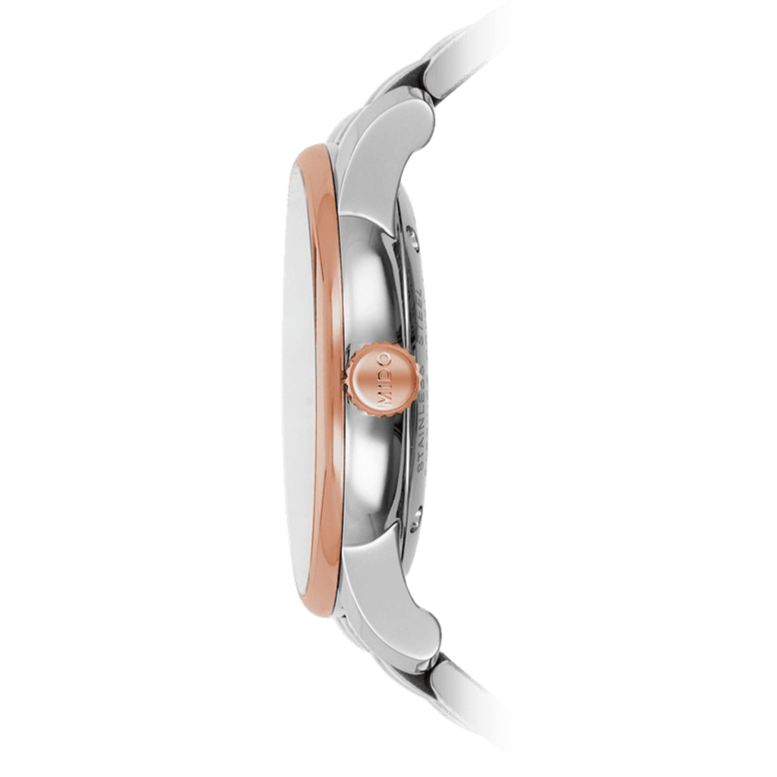  Shop Authentic Mido Baroncelli III Automatic White Dial Two Tone Steel Strap Watch For Women - M7600.9.N6.1 - Luxxuri