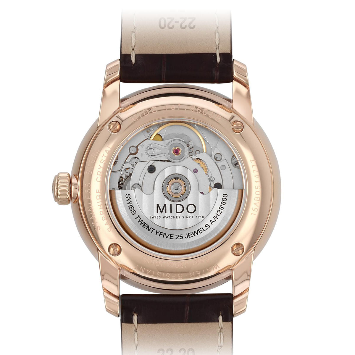 Shop Authentic Mido Baroncelli III Automatic Grey Dial Black Leather Strap Watch For Men - M8600.3.13.4 - Luxxuri