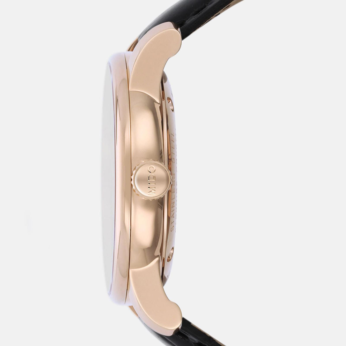  Shop Authentic Mido Baroncelli III Automatic Grey Dial Black Leather Strap Watch For Men - M8600.3.13.4 - Luxxuri