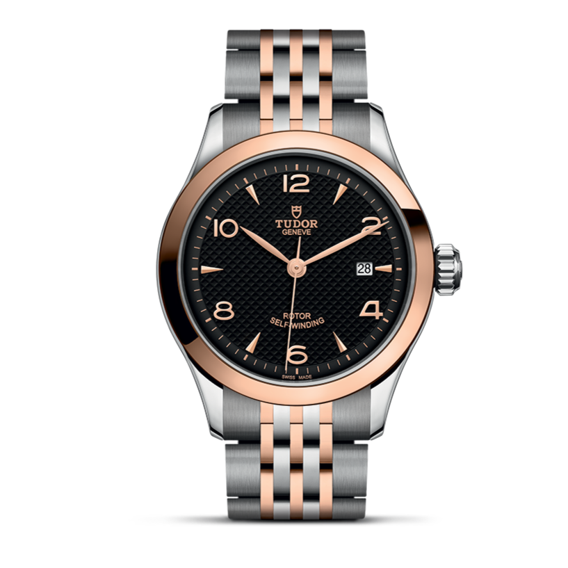  Shop Authentic Tudor 1926 Automatic Black Dial Two Tone Steel Strap Watch for Men - M91651-0003 - Luxxuri
