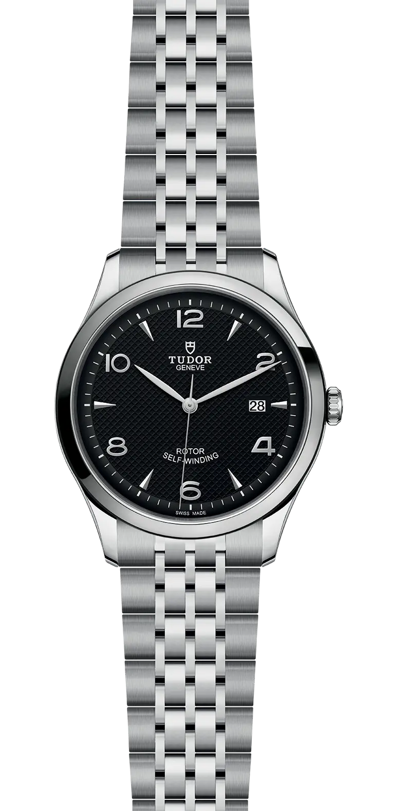  Shop Authentic Tudor 1926 Automatic Black Dial Silver Steel Strap Watch for Men - M91650-0002 - Luxxuri