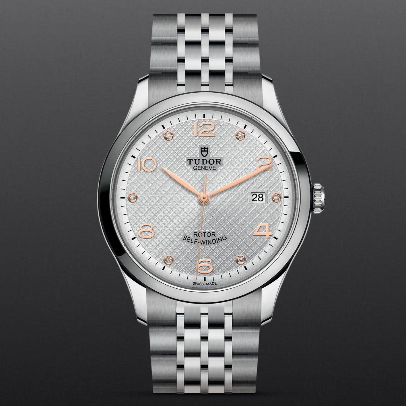  Shop Authentic Tudor 1926 Automatic Diamonds Silver Dial Silver Steel Strap Watch for Men - M91650-0003 - Luxxuri