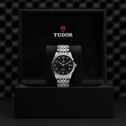  Shop Authentic Tudor 1926 Automatic Diamonds Black Dial Silver Steel Strap Watch for Men - M91650-0004 - Luxxuri
