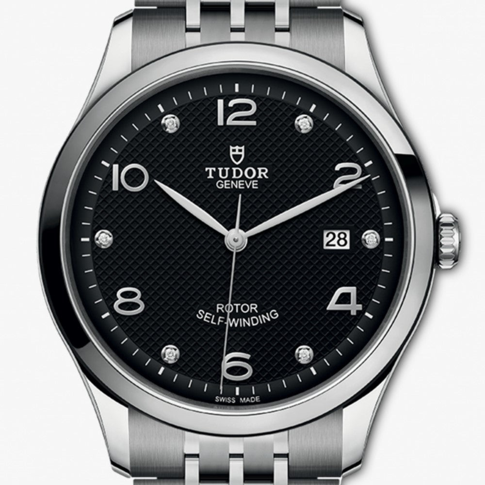  Shop Authentic Tudor 1926 Automatic Diamonds Black Dial Silver Steel Strap Watch for Men - M91650-0004 - Luxxuri
