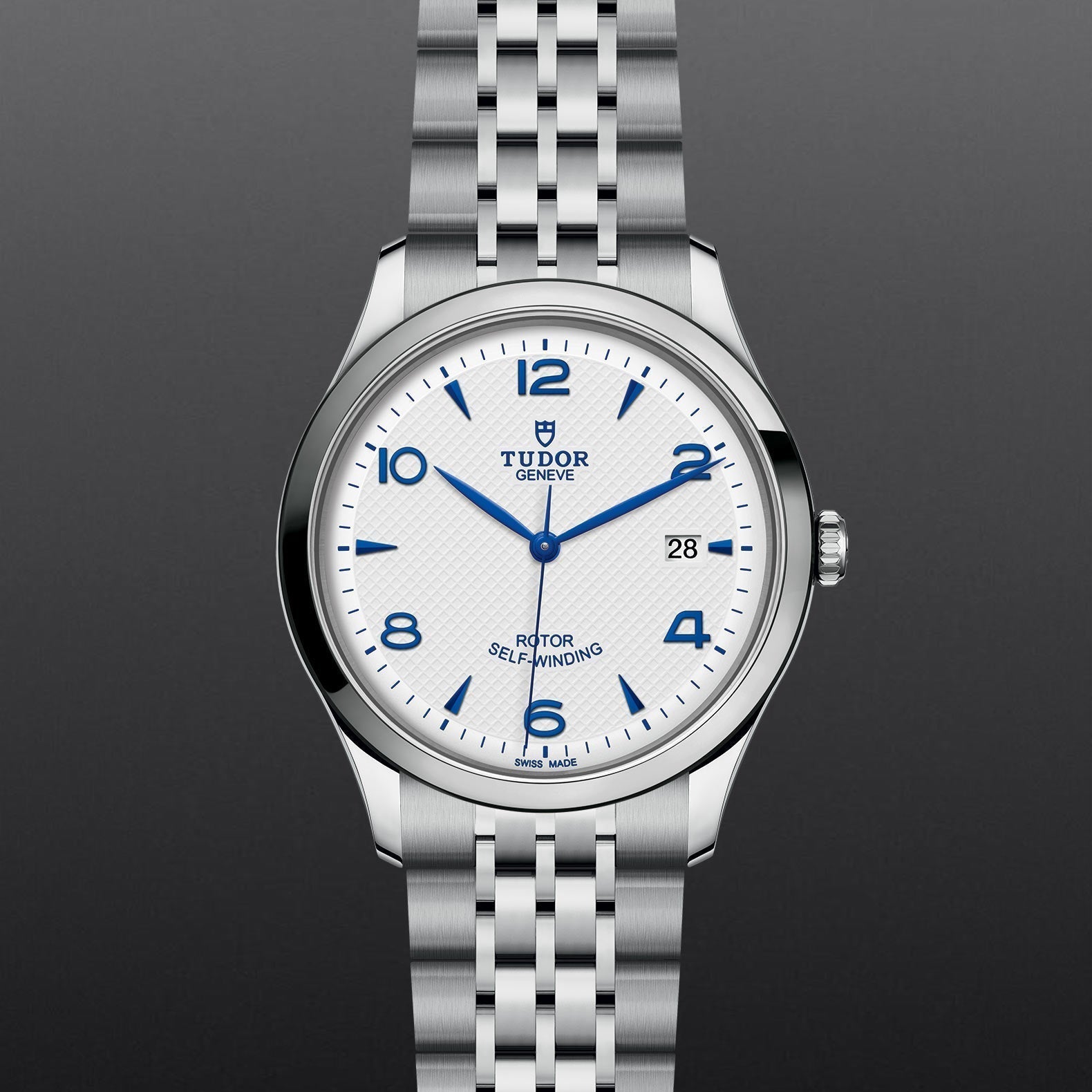  Shop Authentic Tudor 1926 Automatic White Dial Silver Steel Strap Watch for Men - M91650-0005 - Luxxuri
