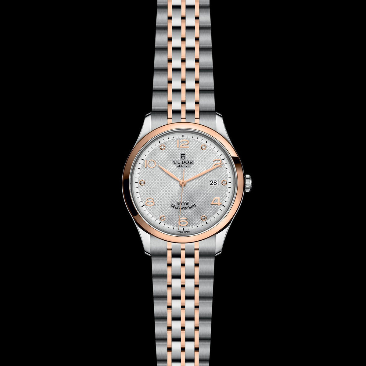  Shop Authentic Tudor 1926 Automatic Diamonds Silver Dial Two Tone Steel Strap Watch for Men - M91651-0002 - Luxxuri