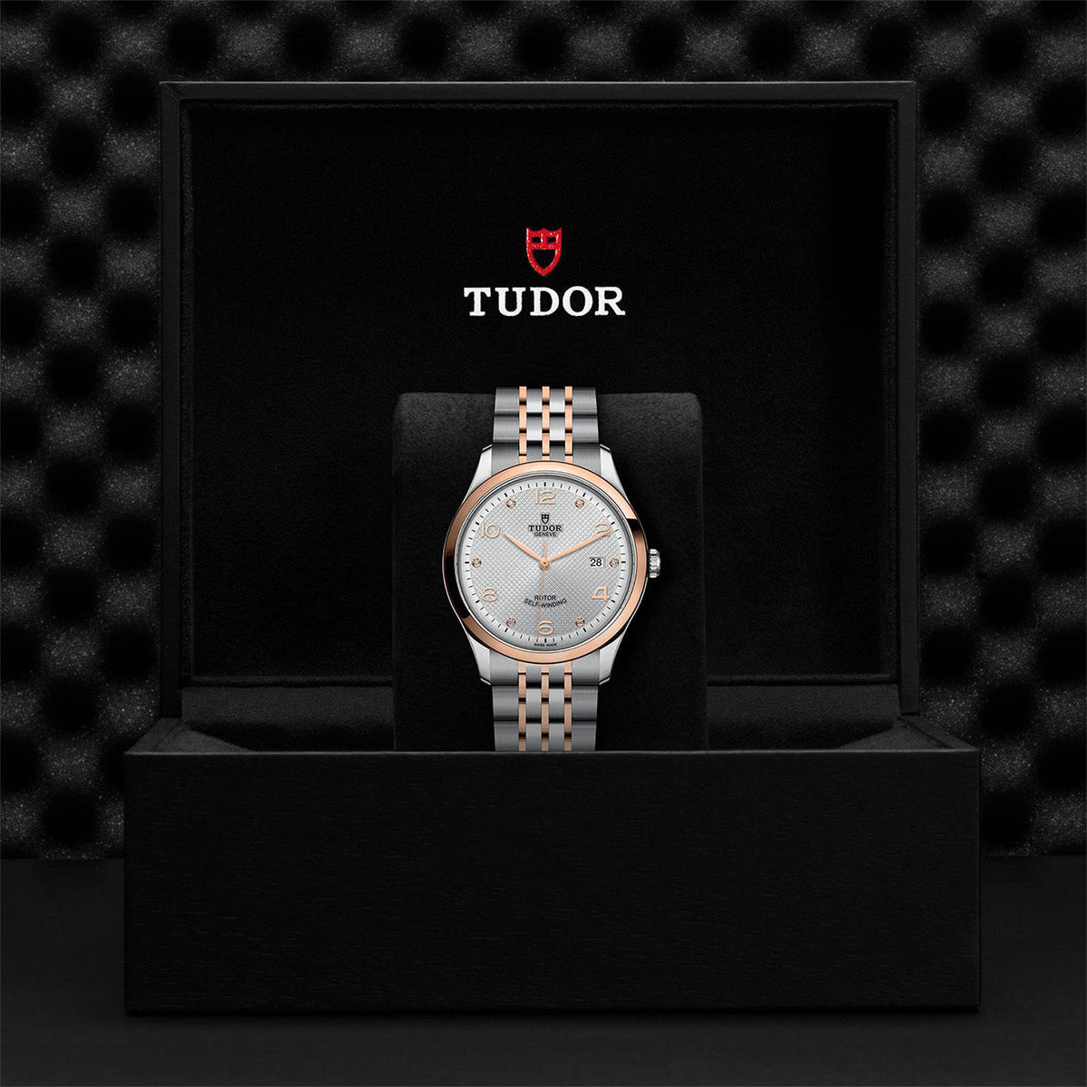  Shop Authentic Tudor 1926 Automatic Diamonds Silver Dial Two Tone Steel Strap Watch for Men - M91651-0002 - Luxxuri