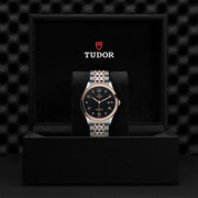  Shop Authentic Tudor 1926 Automatic Diamonds Black Dial Two Tone Steel Strap Watch for Men - M91651-0004 - Luxxuri
