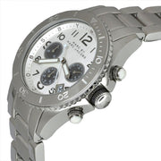  Shop Authentic Marc Jacobs Marc Chronograph Silver Dial Silver Steel Strap Watch for Men - MBM3155 - Luxxuri