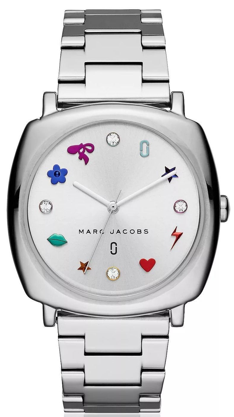  Shop Authentic Marc Jacobs Mandy Silver Dial Silver Steel Strap Watch for Women - MJ3548 - Luxxuri