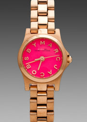  Shop Authentic Marc Jacobs Henry Dinky Pink Dial Rose Gold Steel Strap Watch for Women - MBM3203 - Luxxuri