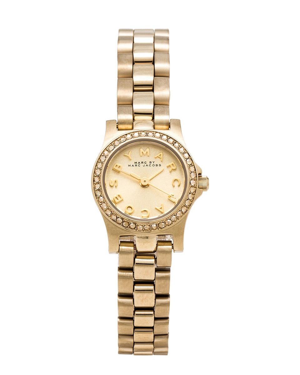  Shop Authentic Marc Jacobs Henry Gold Dial Gold Steel Strap Watch for Women - MBM3277 - Luxxuri