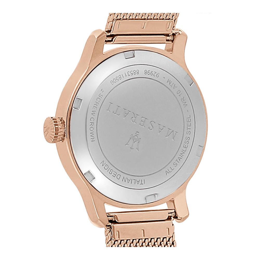  Shop Authentic Maserati Epoca Mother of Pearl Dial Rose Gold Mesh Strap Watch For Women - R8853118506 - Luxxuri