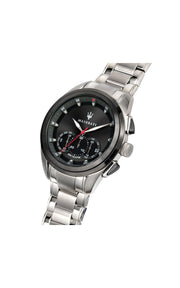  Shop Authentic Maserati Traguardo Analog Black Dial Stainless Steel Watch For Men - R8873612015 - Luxxuri