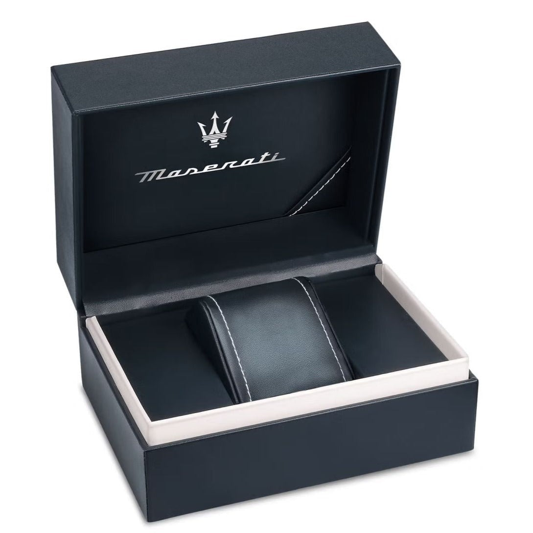  Shop Authentic Maserati SFIDA Chronograph Black Dial Black Steel Strap Watch For Men - R8873640011 - Luxxuri