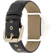  Shop Authentic Marc Jacobs Amy Black Dial Black Leather Strap Watch for Women - MBM1154 - Luxxuri