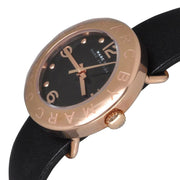  Shop Authentic Marc Jacobs Amy Black Dial Black Leather Strap Watch for Women - MBM1225 - Luxxuri