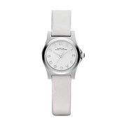  Shop Authentic Marc Jacobs Henry Dinky White Dial White Leather Strap Watch for Women - MBM1234 - Luxxuri