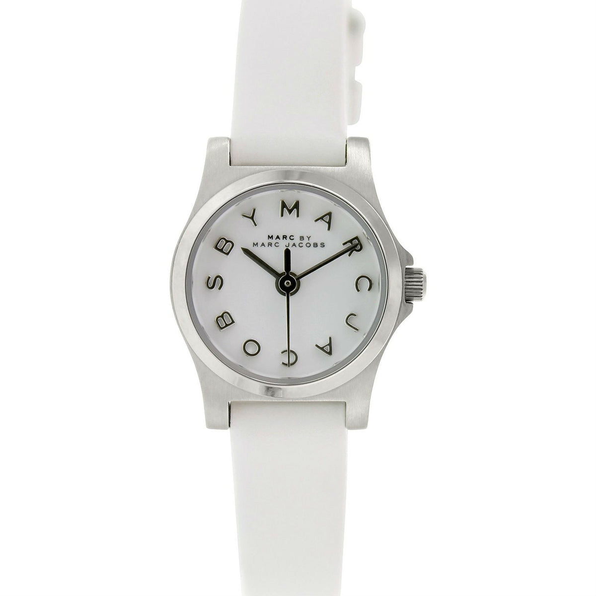  Shop Authentic Marc Jacobs Henry Dinky White Dial White Leather Strap Watch for Women - MBM1234 - Luxxuri