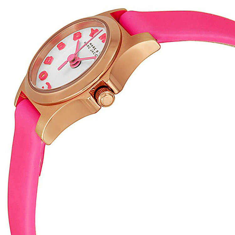  Shop Authentic Marc Jacobs Henry White Dial Pink Leather Strap Watch for Women - MBM1237 - Luxxuri