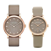  Shop Authentic Marc Jacobs Baker Grey Dial Grey Leather Strap Watch for Women - MBM1318 - Luxxuri