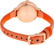 Shop Authentic Marc Jacobs Sally White Dial Orange Leather Strap Watch for Women - MBM1355 - Luxxuri