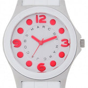  Shop Authentic Marc Jacobs Pelly White Dial White Silicone Strap Watch for Women - MBM2588 - Luxxuri