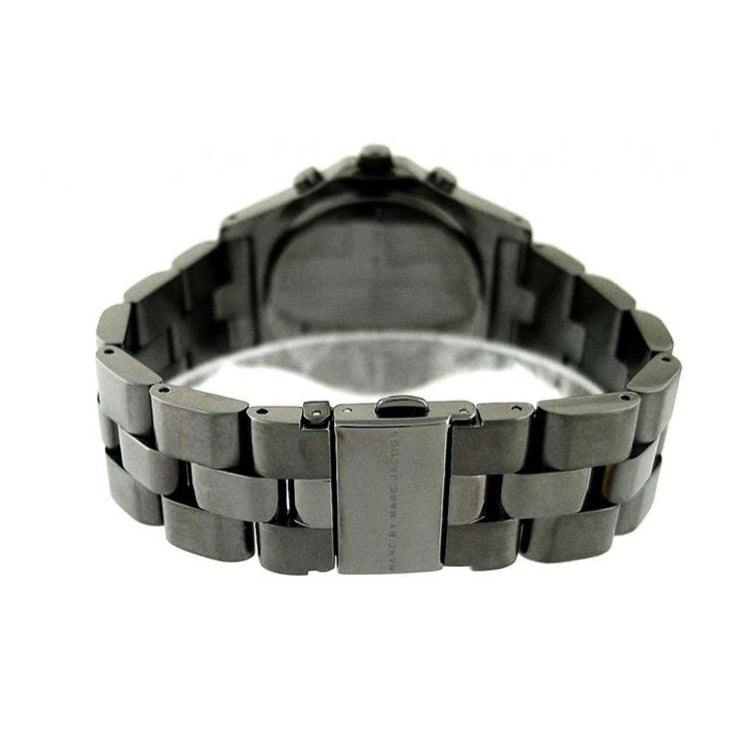  Shop Authentic Marc Jacobs Blade Chronograph Black Dial Black Steel Strap Watch for Women - MBM3103 - Luxxuri
