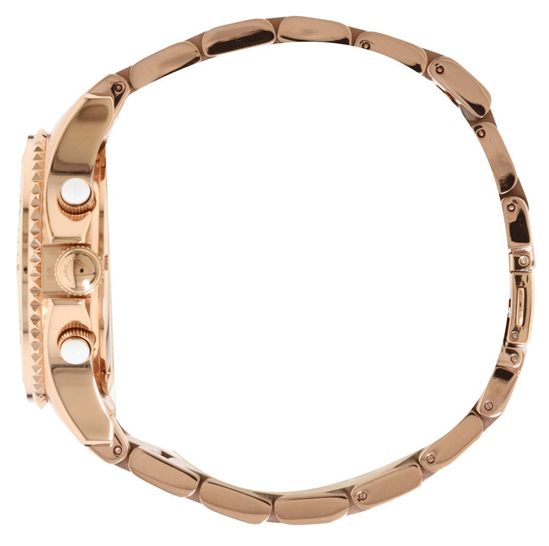  Shop Authentic Marc Jacobs Rock Chronograph Rose Gold Dial Rose Gold Steel Strap Watch for Women - MBM3156 - Luxxuri