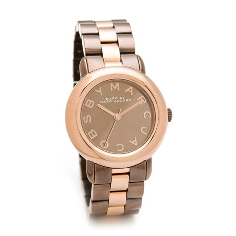  Shop Authentic Marc Jacobs Marci Brown Dial Two Tone Steel Strap Watch for Women - MBM3171 - Luxxuri
