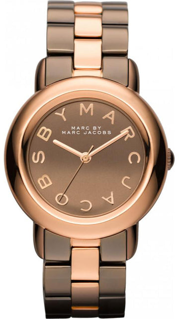  Shop Authentic Marc Jacobs Marci Brown Dial Two Tone Steel Strap Watch for Women - MBM3171 - Luxxuri