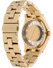  Shop Authentic Marc Jacobs Henry Transparent Gold Dial Gold Steel Strap Watch for Women - MBM3206 - Luxxuri