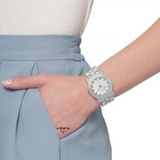  Shop Authentic Marc Jacobs Amy Dexter Silver Dial Silver Steel Strap Watch for Women - MBM3214 - Luxxuri