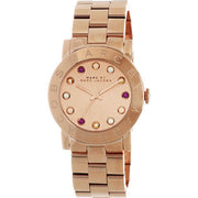  Shop Authentic Marc Jacobs Amy Dexter Rose Gold Dial Rose Gold Steel Strap Watch for Women - MBM3216 - Luxxuri