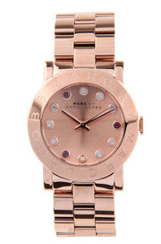  Shop Authentic Marc Jacobs Amy Dexter Rose Gold Dial Rose Gold Steel Strap Watch for Women - MBM3216 - Luxxuri