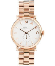  Shop Authentic Marc Jacobs Baker White Dial Rose Gold Steel Strap Watch for Women - MBM3244 - Luxxuri