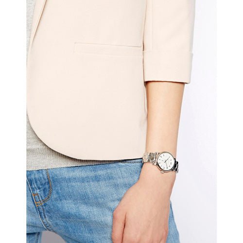 Shop Authentic Marc Jacobs Baker White Dial Silver Steel Strap Watch for Women - MBM3246 - Luxxuri
