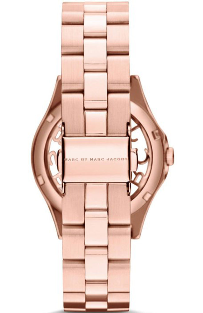  Shop Authentic Marc Jacobs Henry Rose Gold Dial Rose Gold Steel Strap Watch for Women - MBM3293 - Luxxuri